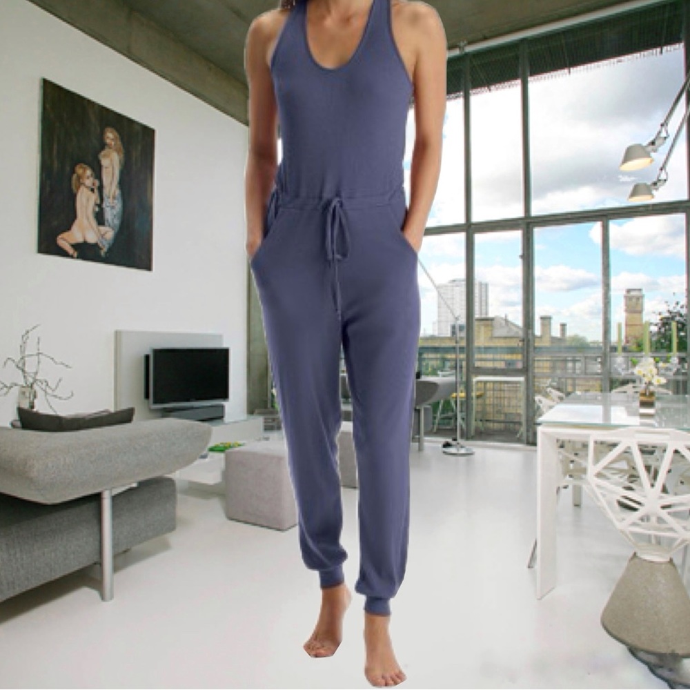 Commando Luxury Rib Racerback Jumpsuit NWT